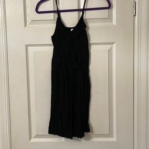 Exhilaration black summer dress with adjustable straps size small
